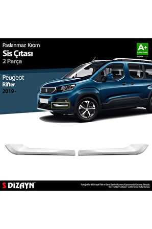 Peugeot Rifter Krom Sis Çıtası 2 Prç 2019 Üzeri