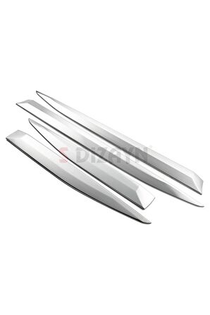 S-dizayn Peugeot 2008 2 Krom Yan Kapı Çıtası 4 Prç 2020 Üzeri