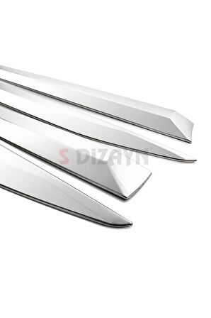 S-dizayn Peugeot 2008 2 Krom Yan Kapı Çıtası 4 Prç 2020 Üzeri