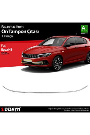 S-dizayn Fiat Egea Hb Krom Ön Tampon Çıtası 2020 Üzeri A+ Kalite