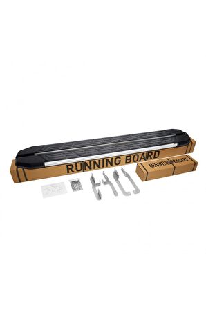 S-dizayn Ford Connect Uyumlu Uzun Şase Newline Aluminyum Yan Basamak 209 cm 2002-2014