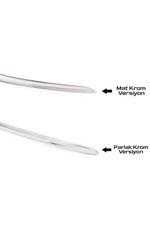 S-dizayn Fiat Egea Sedan Krom Ön Tampon Çıtası 2020 Üzeri (mat Krom)