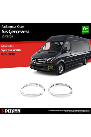 S-dizayn Mercedes Sprinter W906 Uyumlu Krom Sis Çerçevesi 2 Prç. 2013-2018