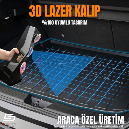 S-Dizayn Hyundai IONIQ 5 3D Pro Bagaj Havuzu 2021 Üzeri A+ Kalite