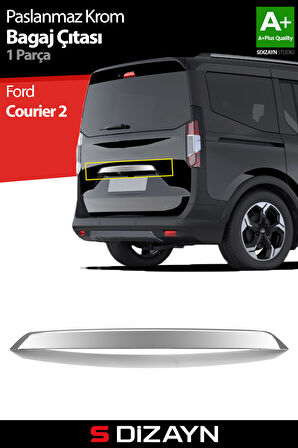 S-Dizayn Ford Courier Krom Bagaj Çıtası 2023 Üzeri A+ Kalite