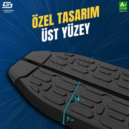 S-Dizayn Peugeot 5008 3 Elektrikli Evo Siyah Yan Basamak 203 Cm 2024 Üzeri A+ Kalite