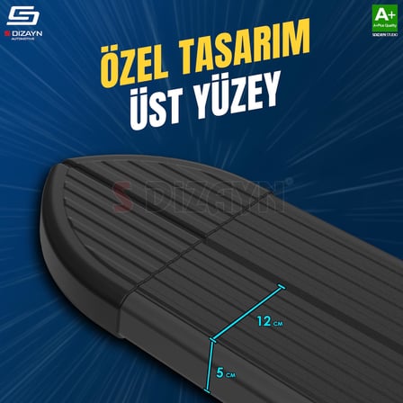 S-Dizayn Opel Grandland 2 Elektrikli Skyline Siyah Yan Basamak 193 Cm 2024 Üzeri A+ Kalite