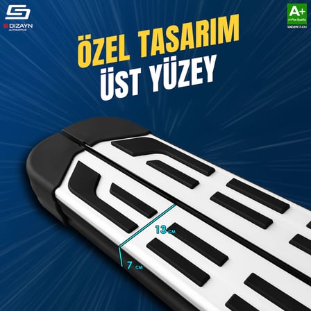S-Dizayn Volvo XC90 Makyajlı Benzinli S-Plus Gri Yan Basamak 203 Cm 2024 Üzeri A+ Kalite