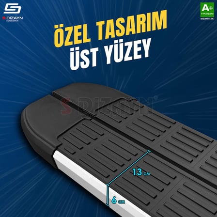 S-Dizayn Hyundai Staria S-Line Aluminyum Yan Basamak 233 Cm 2021 Üzeri A+ Kalite