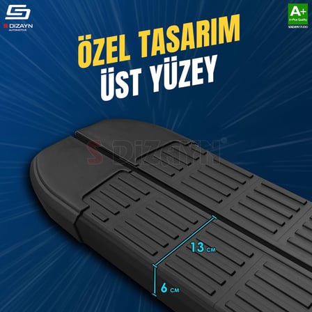 S-Dizayn Hyundai Staria S-Line Siyah Yan Basamak 233 Cm 2021 Üzeri A+ Kalite