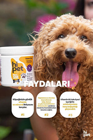 HiPet Multivitamin Çiğnenebilir Tablet
