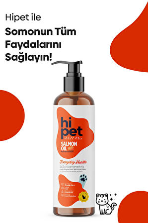 HiPet Kediler İçin Somon Yağı