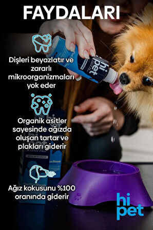 HiPet Köpek Ağız Bakım Suyu