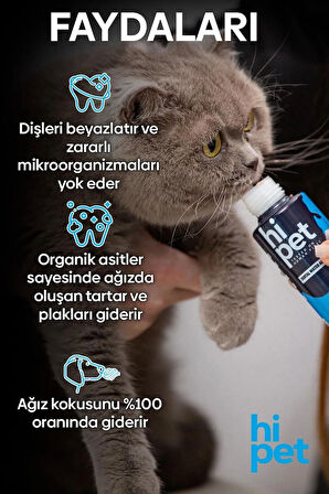 HiPet Kedi Ağız Bakım Suyu