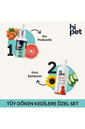 HiPet Tüy Döken Kedilere Özel Set