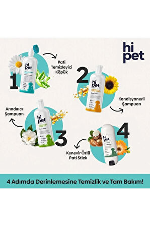 HiPet Kedi Derinlemesine Temizlik ve Bakım Seti