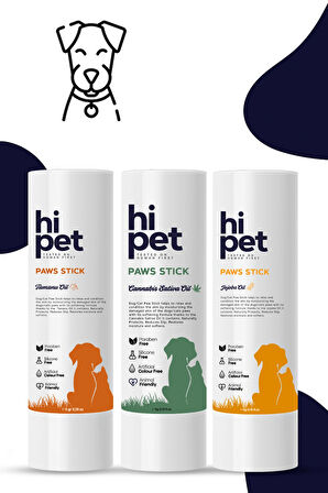 HiPet Köpek Pati Stick Set Bakım Paketi ( 3 Adet )