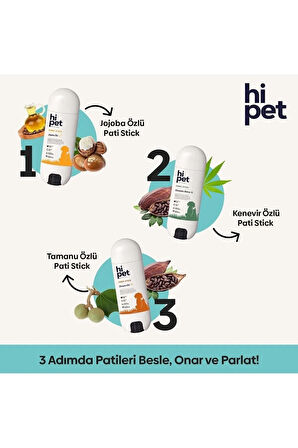 HiPet Köpek Pati Stick Set Bakım Paketi ( 3 Adet )