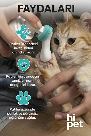 HiPet Kedi Pati Temizleme Köpüğü