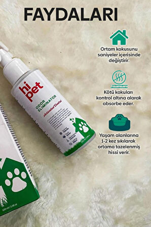 HiPet Kedi Koku Giderici Sprey