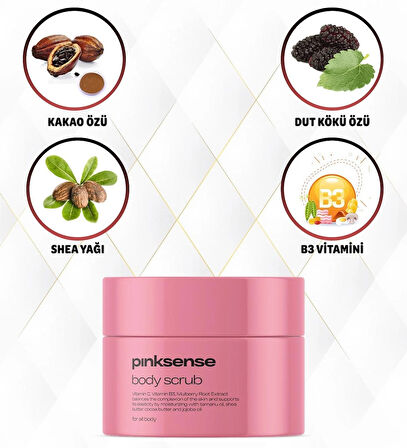Pinksense Batık & Çilek Bacak Onarıcı, Leke, Yara Izi Karşıtı Peeling
