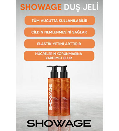 Showage Yaşlılık Karşıtı-Sıkılaştırma Etkili Duş Jeli