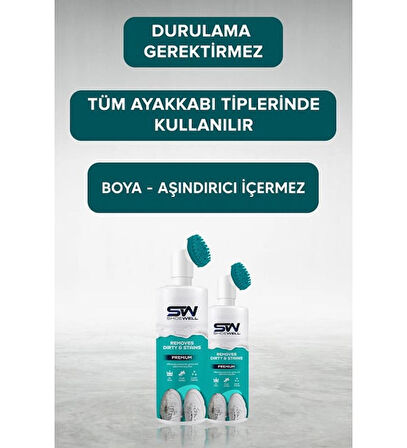 Shoewell Fırçalı Spor Ayakkabı Temizleyici Köpük