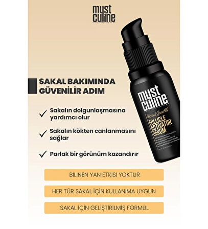 Mustculine Sakal Kökü Uyarıcı&Besleyici Serum