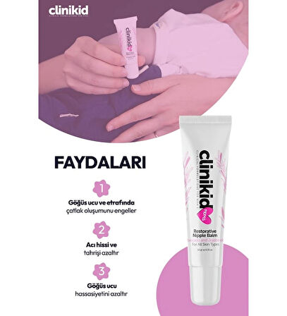 Clinikid Mom's Series Göğüs Ucu Koruyucu Bakım Kremi