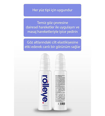 Rolleye Kırışlık Karşıtı Göz Çevresi Bakım Roll-on