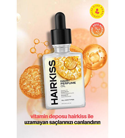 Hairkiss Doğal Parfümlü Saç Uzamaya Yardımcı Serum