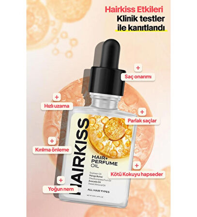Hairkiss Doğal Parfümlü Saç Uzamaya Yardımcı Serum