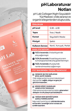 Phlab Collagen Night Soyulabilen Gece Maskesi