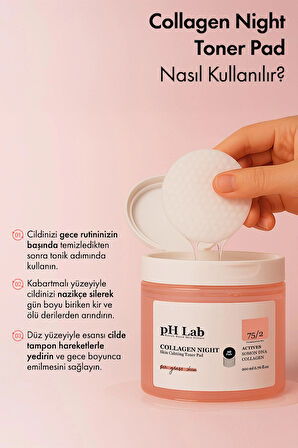 Phlab Collagen Night Somon DNA'lı Gece Bakım Toner Pedi