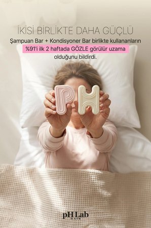 PhLab Hair Fermente Pirinç Suyu & Protein Complex Kondisyoner Bar, Onarıcı, Hızlı Uzama Etkili