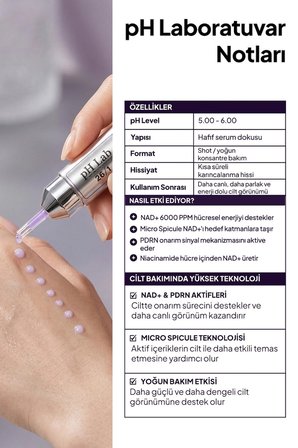 pHLab Micro Spicule NAD+ PDRN Regenerating Shot