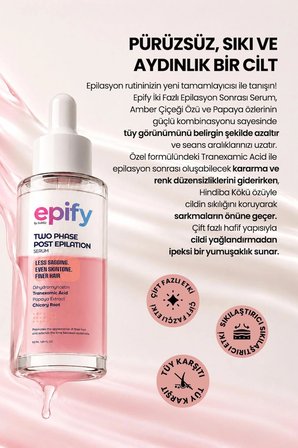 Epify Çift Fazlı Tüy Azaltıcı Serum