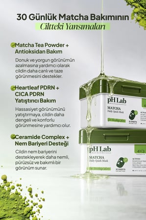 pHLab Matcha Daily Quick Mask