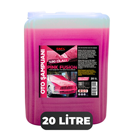 SMX %90 cilalı Pink Fusion Oto Şampuanı 20 LT