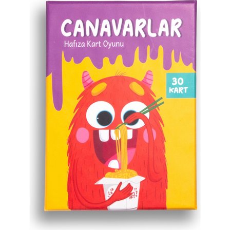 Melimelek Canavarlar Hafıza Kart Oyunu