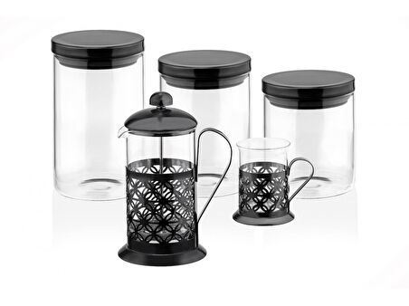 Taç Bonjour 5 Parça French Press Seti