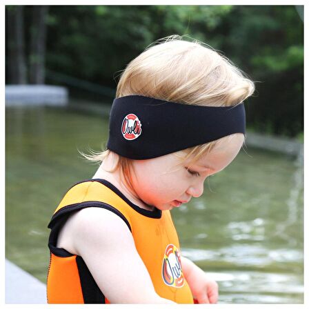 Owli Swimwarm Kulak Koruyucu Siyah Bebek