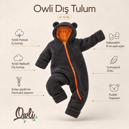 Owli Dış Tulum Antrasit