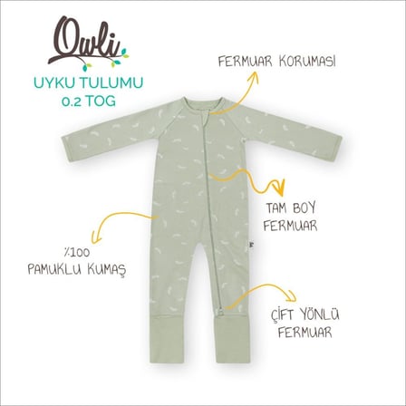 Owli Uyku Tulumu 0.2 Tog Leaves