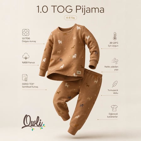 Owli Pijama Takımı 1.0 Tog Pawsy