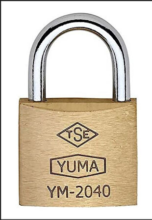 40 MM SARI ASMA KİLİT YM-2040 YUMA