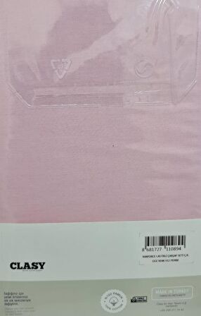 Clasy Tek Kişilik Lastikli Çarşaf Seti V12 Pembe 100x200