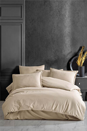 CLASY TEK KİŞİLİK RANFORCE YORGAN SUAVE 16 VİZON