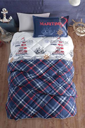 Clasy Ranforce Uyku Seti Tek Kişilik Maritime V1 Lacivert 