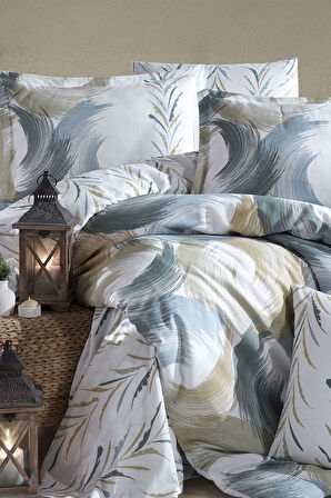 Clasy Estiva Yeşil Tek Kişilik %100 Pamuk Nevresim Takımı